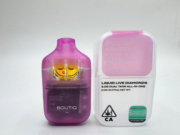 boutiq1 2g BOUTIQ SWITCH – GLOW EDITION | AUTHENTIC | LIQUID DIAMOND DISPOSABLE
