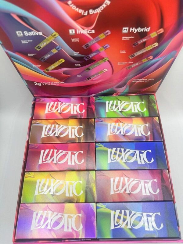LUXOTIC DISPOSABLE | 2g Liquid Diamond & Live Resin | AUTHENTIC & LAB TESTED