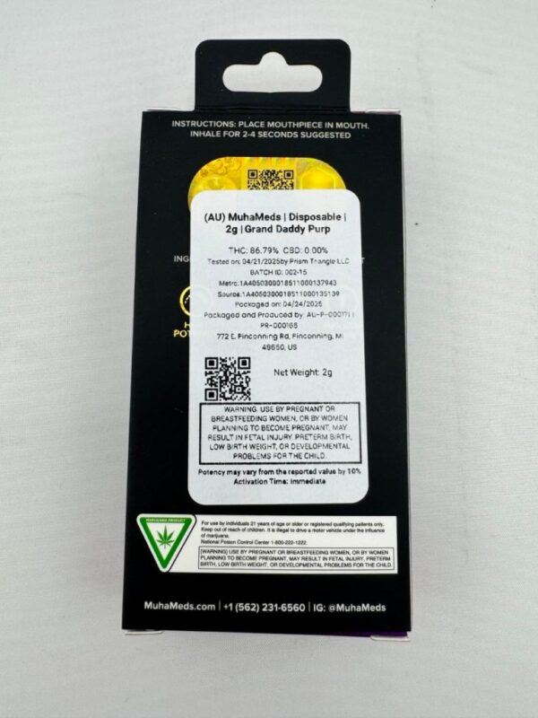 muhaauthentic4-1 2G MAD LAB | AUTHENTIC | LIQUID DIAMOND DISPOSABLE