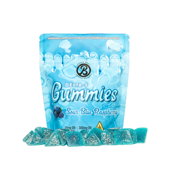 GUMMIES - SOUR BLUE RASPBERRY